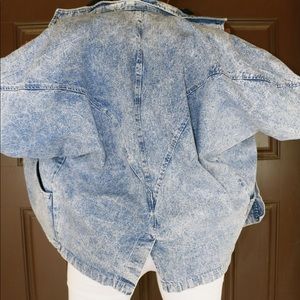 SOLD! Acid Washed Denim Jacket